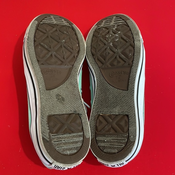 CONVERSE ALL STAR MINT GREEN (womens 9, mens 7) - Picture 4 of 7